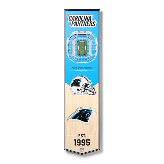 3D StadiumView 8" x 32" Banner By Youthefan in Carolina Panthers | Michaels®